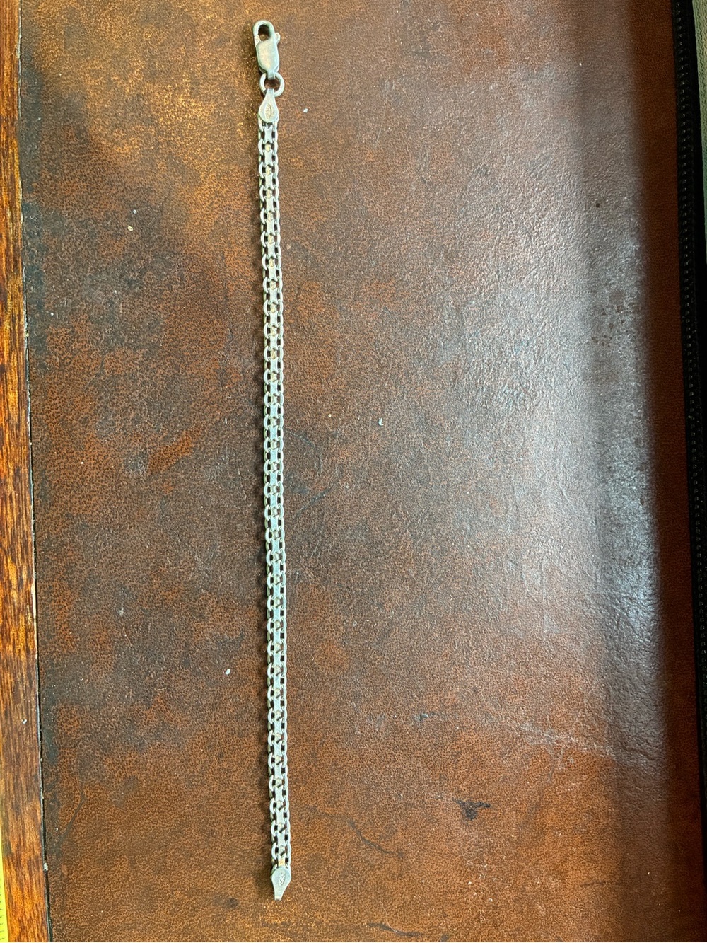 Sterling Silver Double Link Chain Bracelet